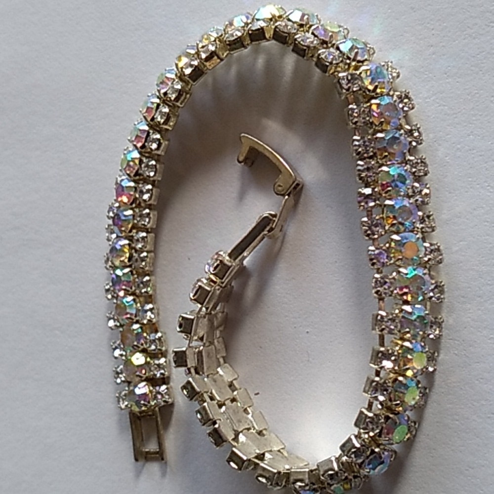 Aurora Borealis Rinestone Bracelet